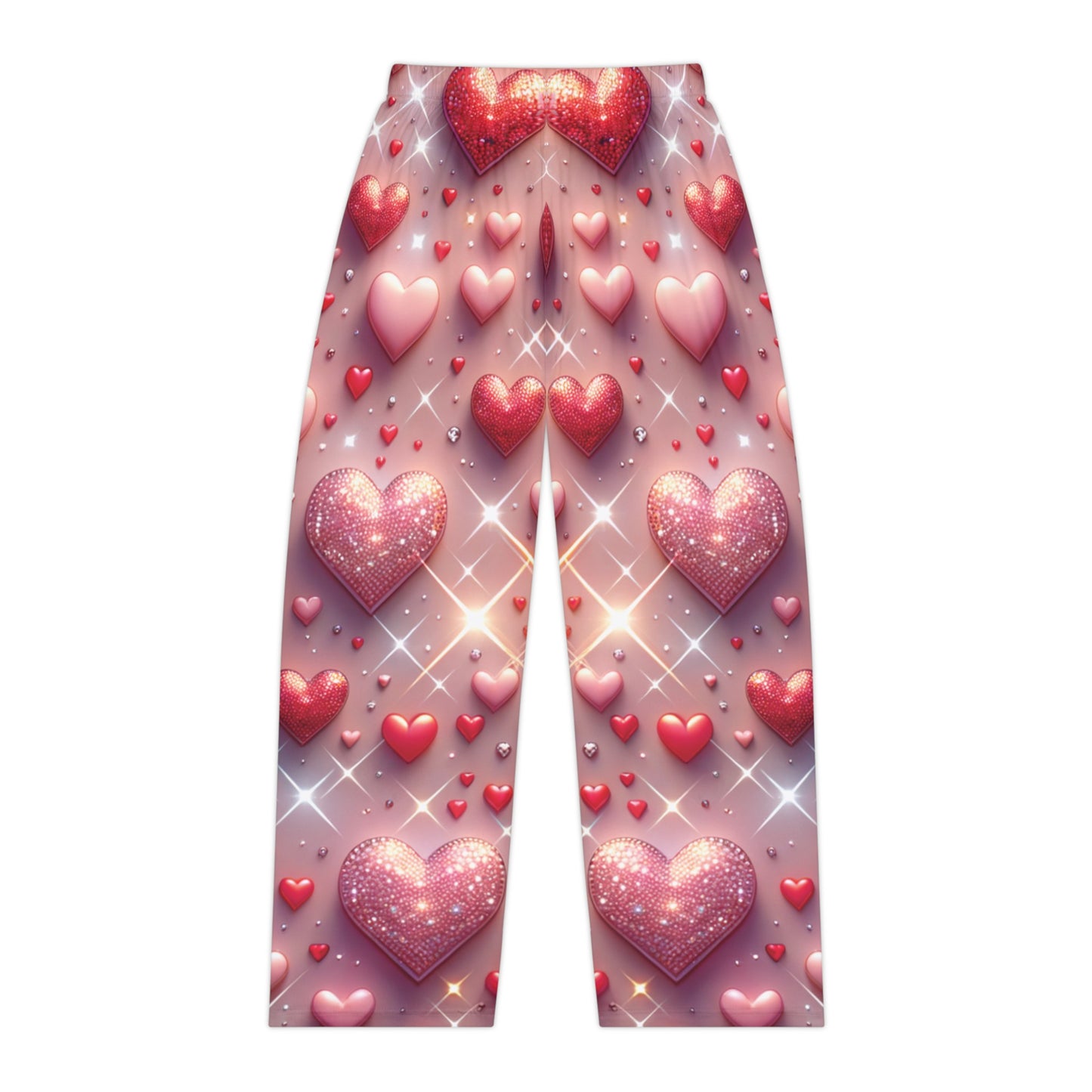 Women's Glittering Hearts Pajama Pants | Lounge Pants