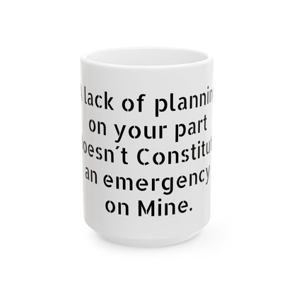 Funny Office Mug designed with an inappropriate slogan, ideal as a gift for birthdays or Secret Santa, bringing joy to any desk.