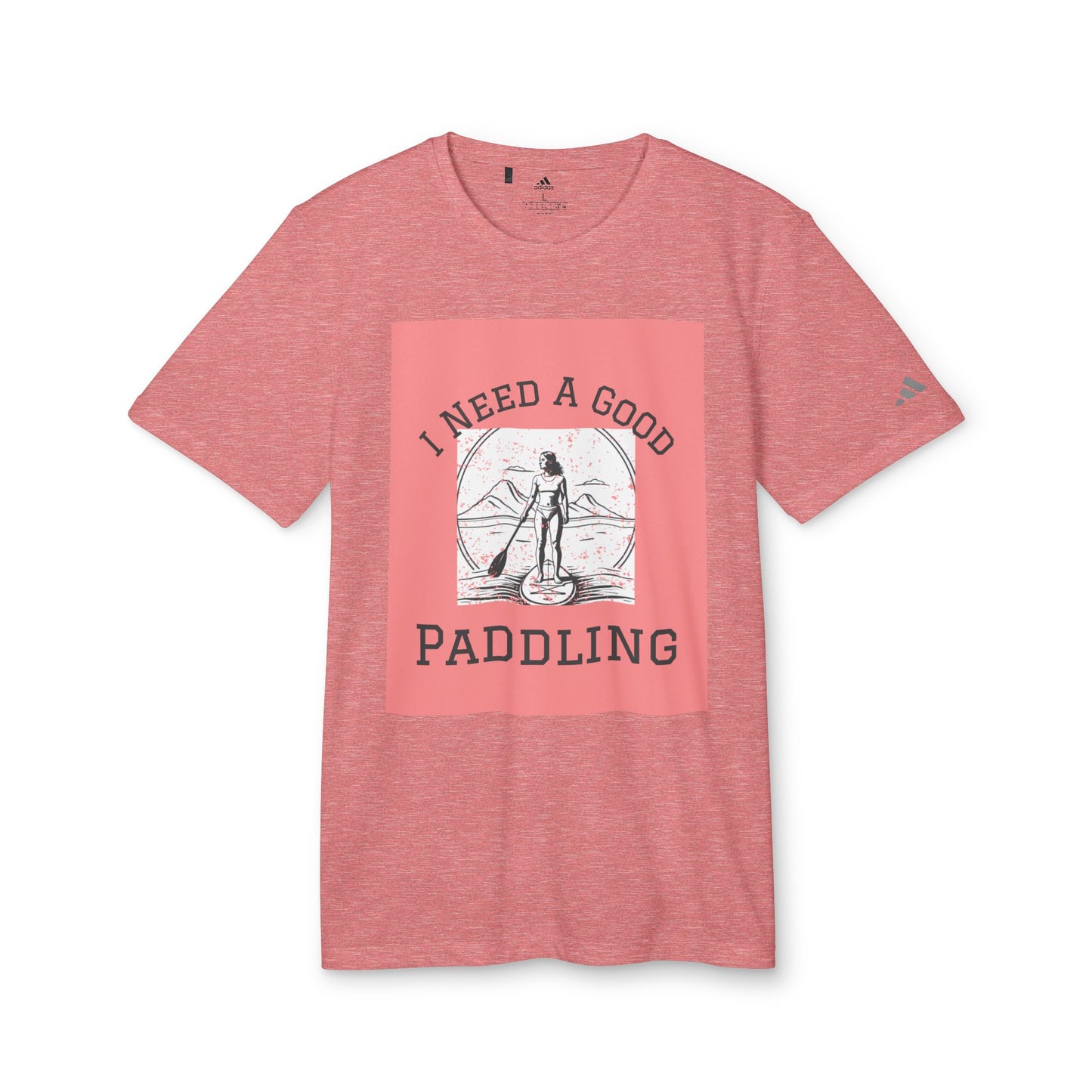 Adidas Womens  Paddleboarders T-shirt  red Heather