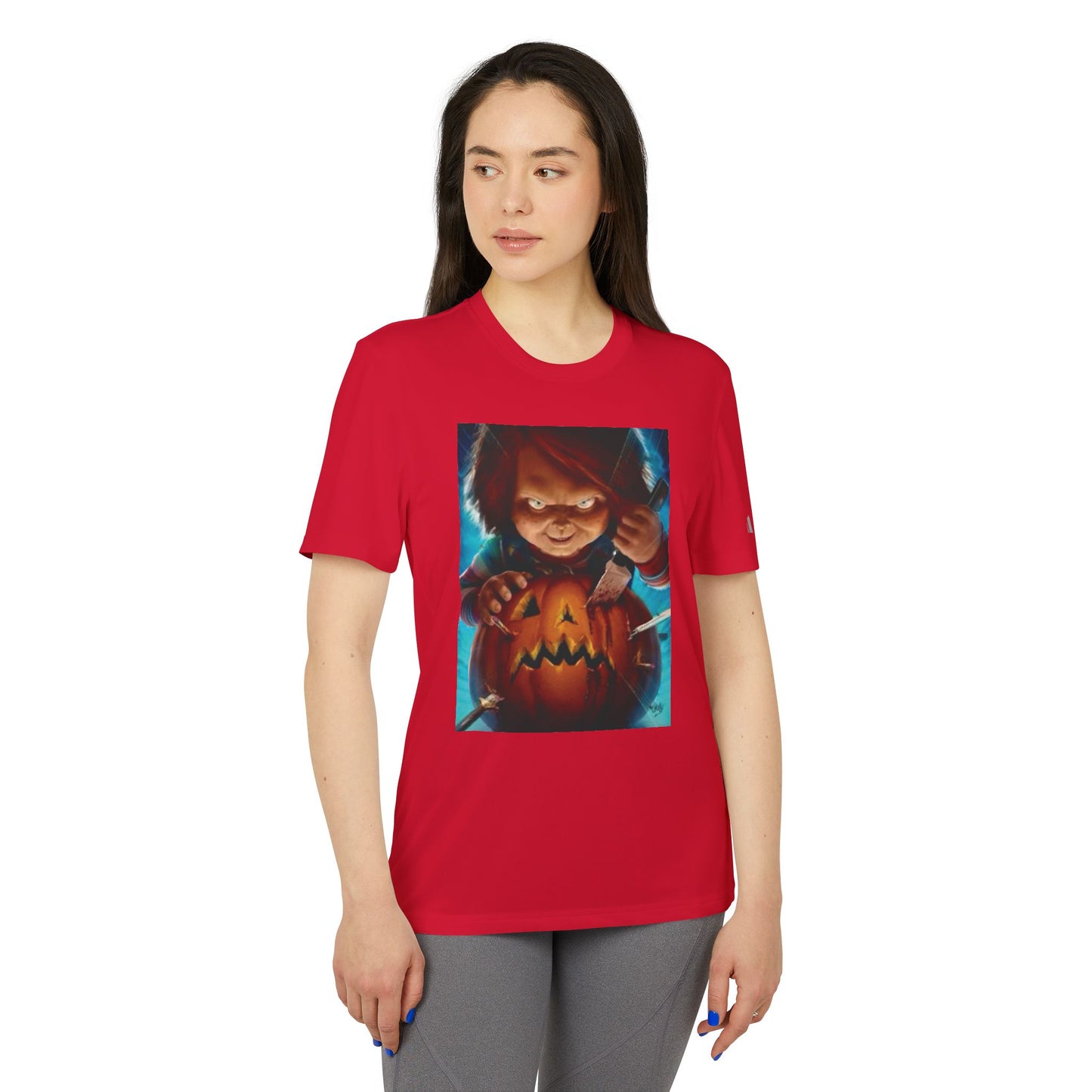 Adidas Unisex Halloween Chucky Cute T-shirt 9 Colors