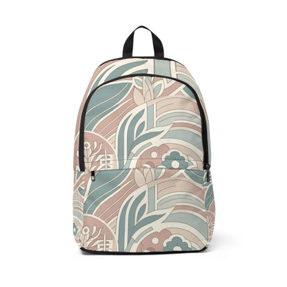 Elegant Pastel Aesthetic Modern Backpack by Dazzling Dreams Studio showcasing stylish design and intriguing patterns, perfect for travel and daily use.