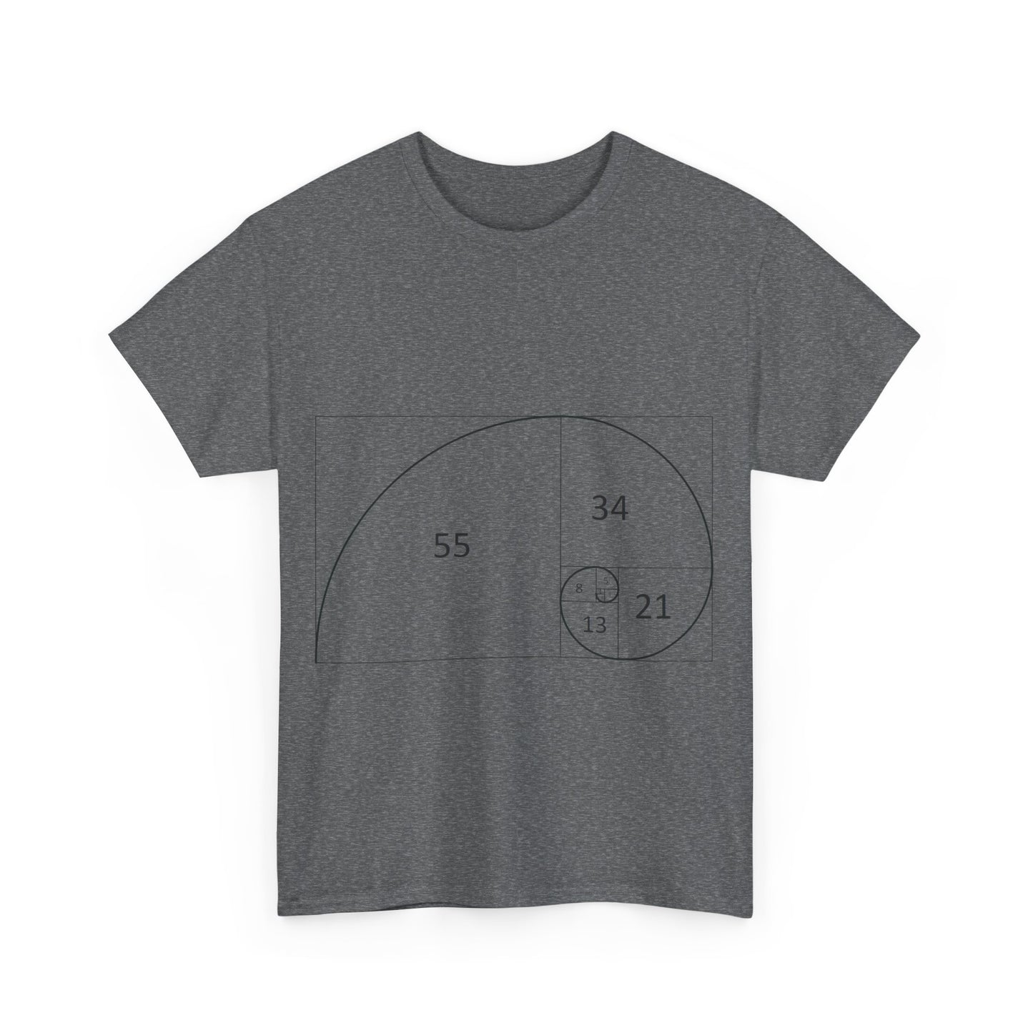 Fibonaci Spiral Space Tee, Urban Graphic Unisex Shirt, Geek Cosmos Tshirt,