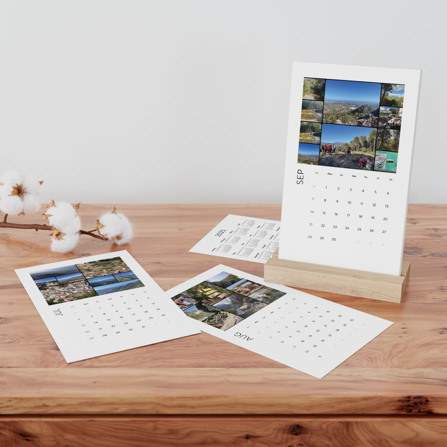 Marbella Hiking Club 2025 Vertical Desk Calendar