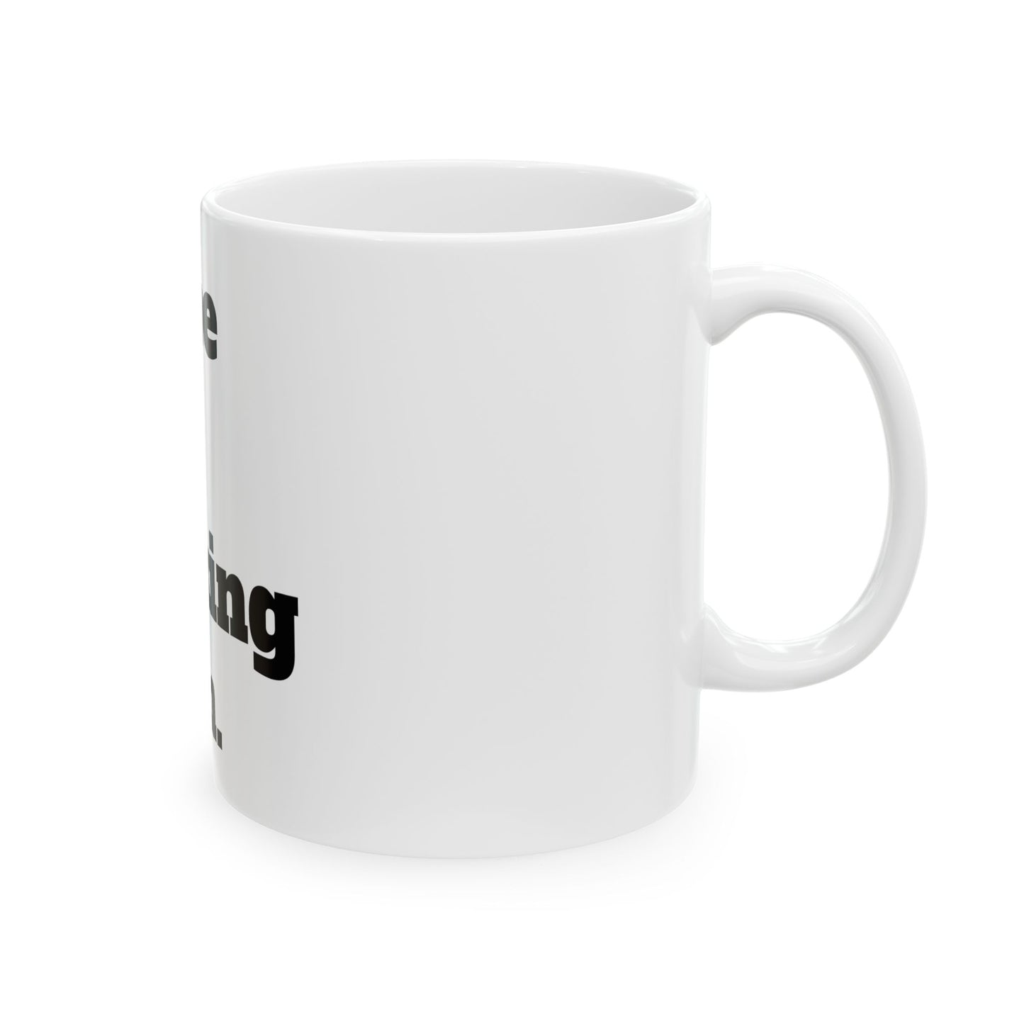 Inappropriate Slogan Ceramic Mug featuring a cheeky F-word design, perfect for funny office humour and adult gifts.