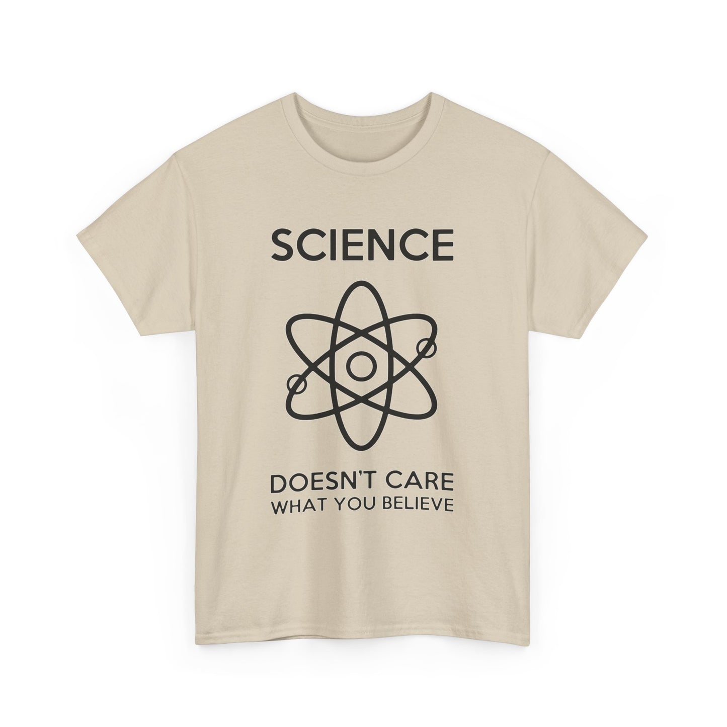 MENS Funny T Shirt SCIENCE Doesn't Care WHAT You Believe TEE Unisex Street Urban