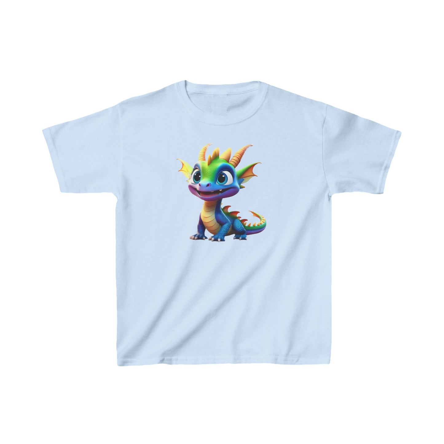 Kids Cute Dragon T shirt Heavy Cotton Tee 16 colors