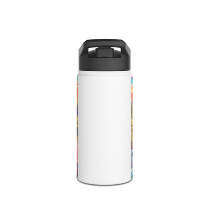 Sophisticated Fantasy Paddleboarding Stainless Steel Water Bottle displayed in a sleek design, perfect for outdoor enthusiasts and paddleboarding adventures.