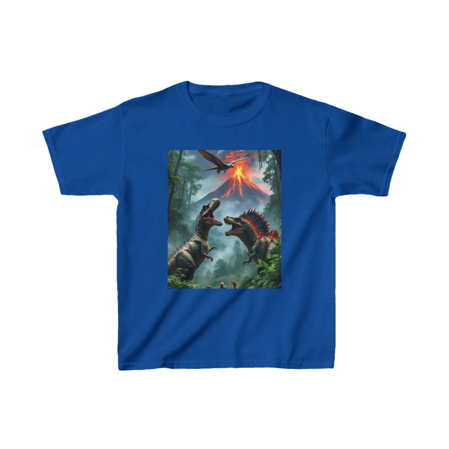 Kids Dinosaur Heavy Cotton Tee 16 colors