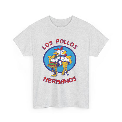 Luxurious Breaking Bad Los Pollos Logo Graphic T-Shirt featuring a vibrant design, perfect for urban unisex style.
