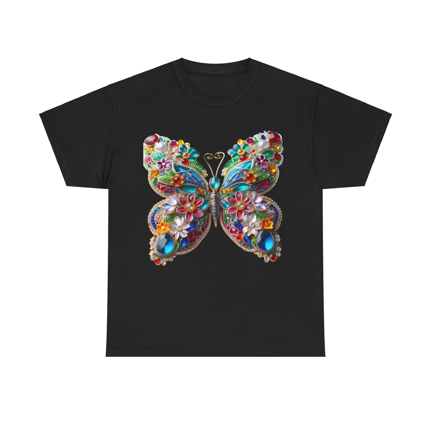 Enchanting Butterfly Brooch Unisex T Shirt Graphic Tee Unisex