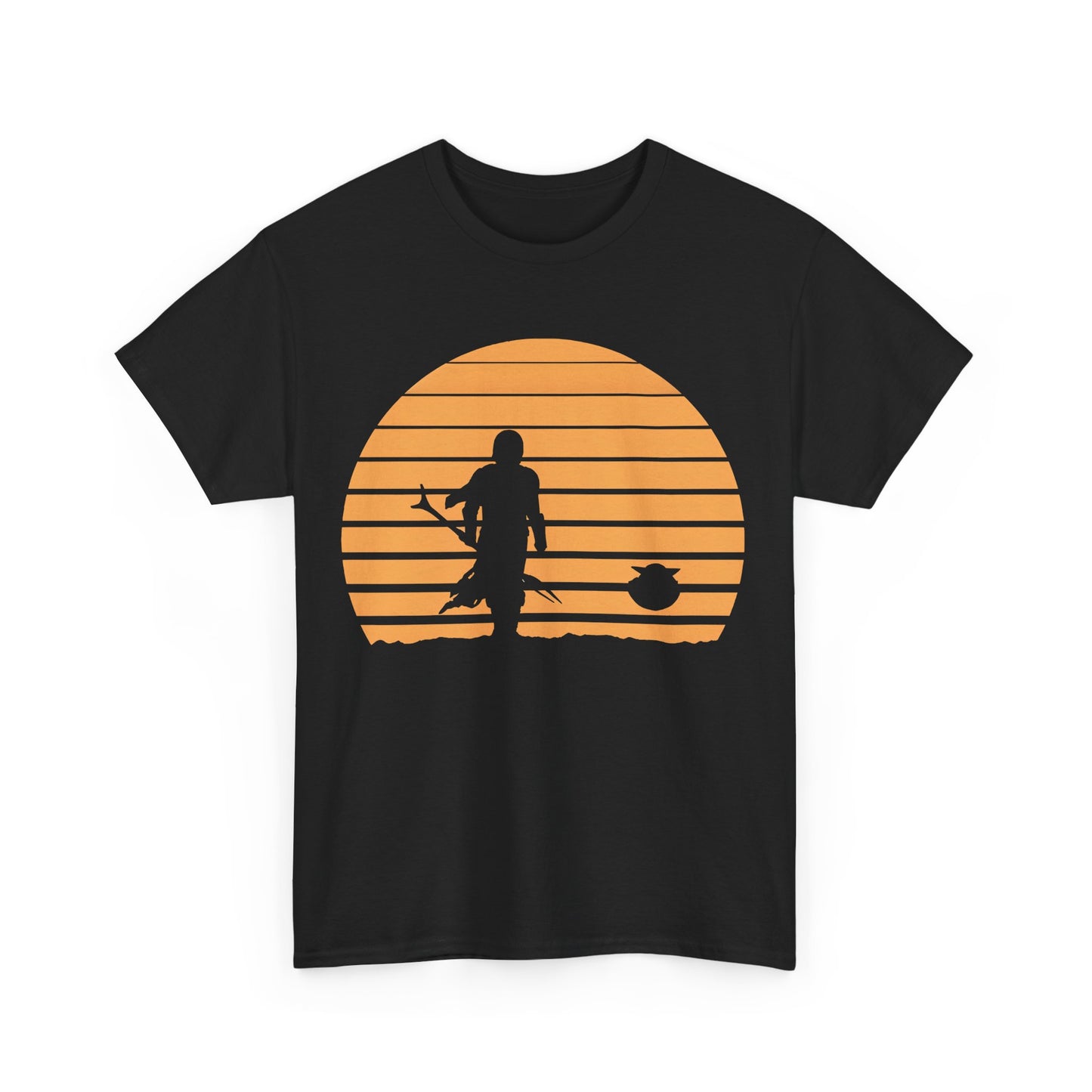 Mandalorian Sunset Graphic Unisex  Tee Shirt