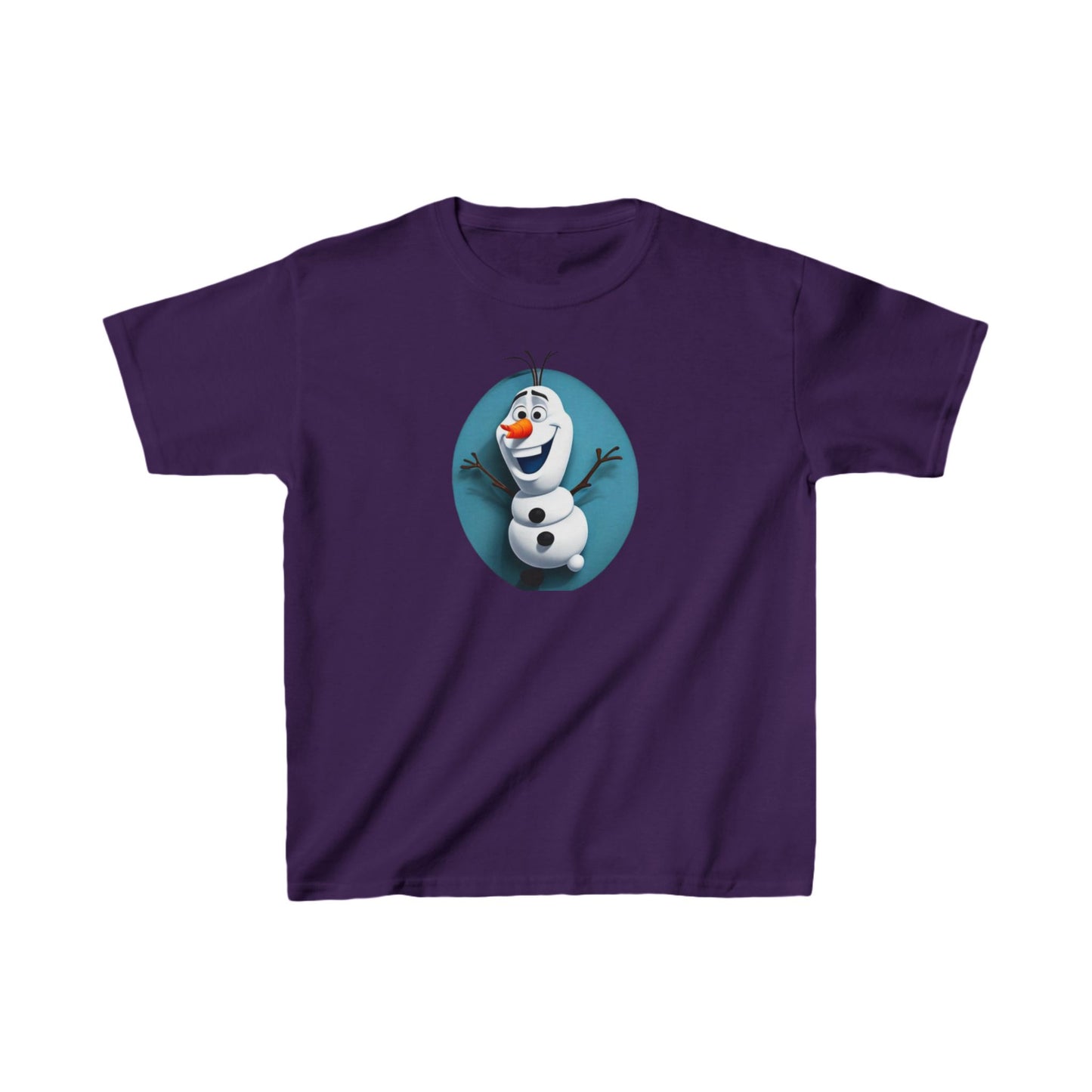 Kids Cute Frozen Olaf T shirt Heavy Cotton Tee 16 colors