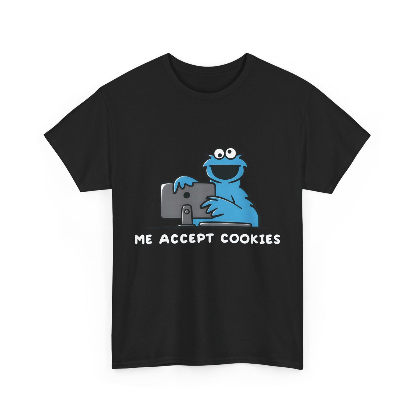 Sesame Street Cookie Monster Graphic T-Shirt Urban Unisex Cotton