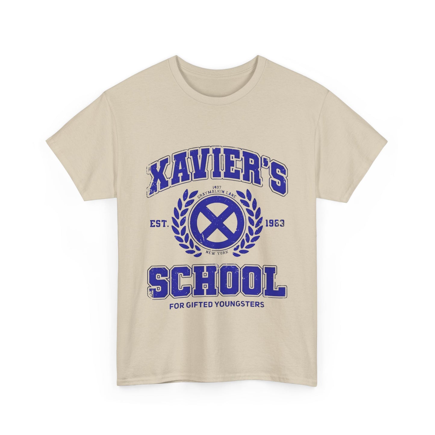 Xaviers school for gifted youngsters X-men Logo Graphic Unisex  Tee Shirt