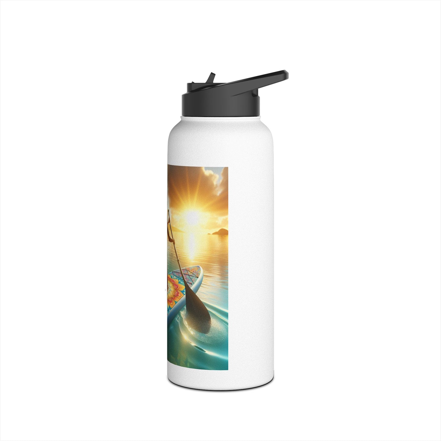 Fantasy Paddleboarding Stainless Steel Water Bottle, Standard Lid