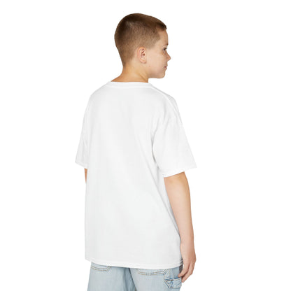 Back view of a boy wearing the Minions Joker T-Shirt, ideal for showcasing the comfortable fit and fun design of this unique Minion-themed shirt.