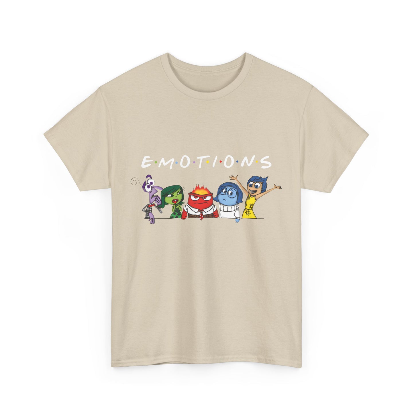 Inside out Friends Humorous  Graphic Unisex  Tee Shirt