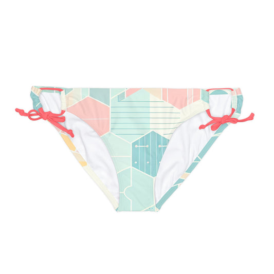 Sweat Symphony: Harmonizing symphony Loop Tie Side Bikini Bottom