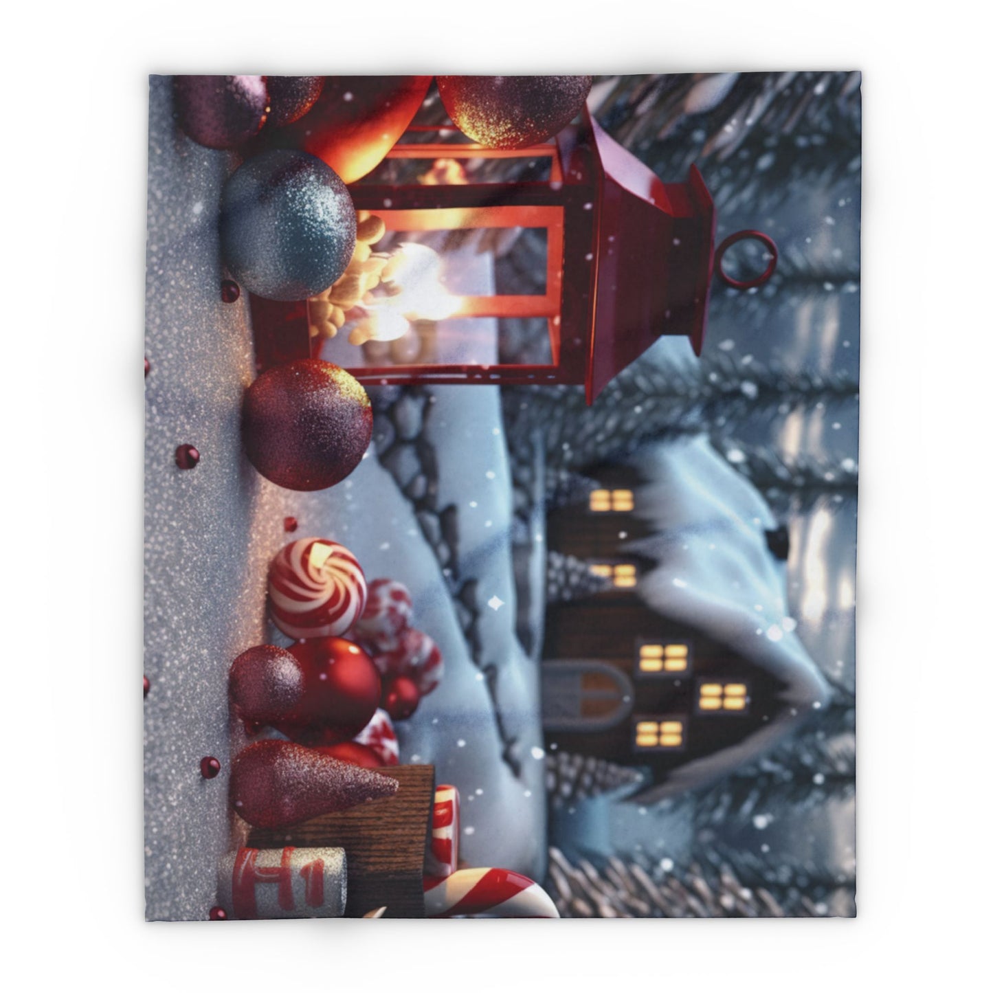 Decorative and Warm Christmas Arctic Fleece Blanket