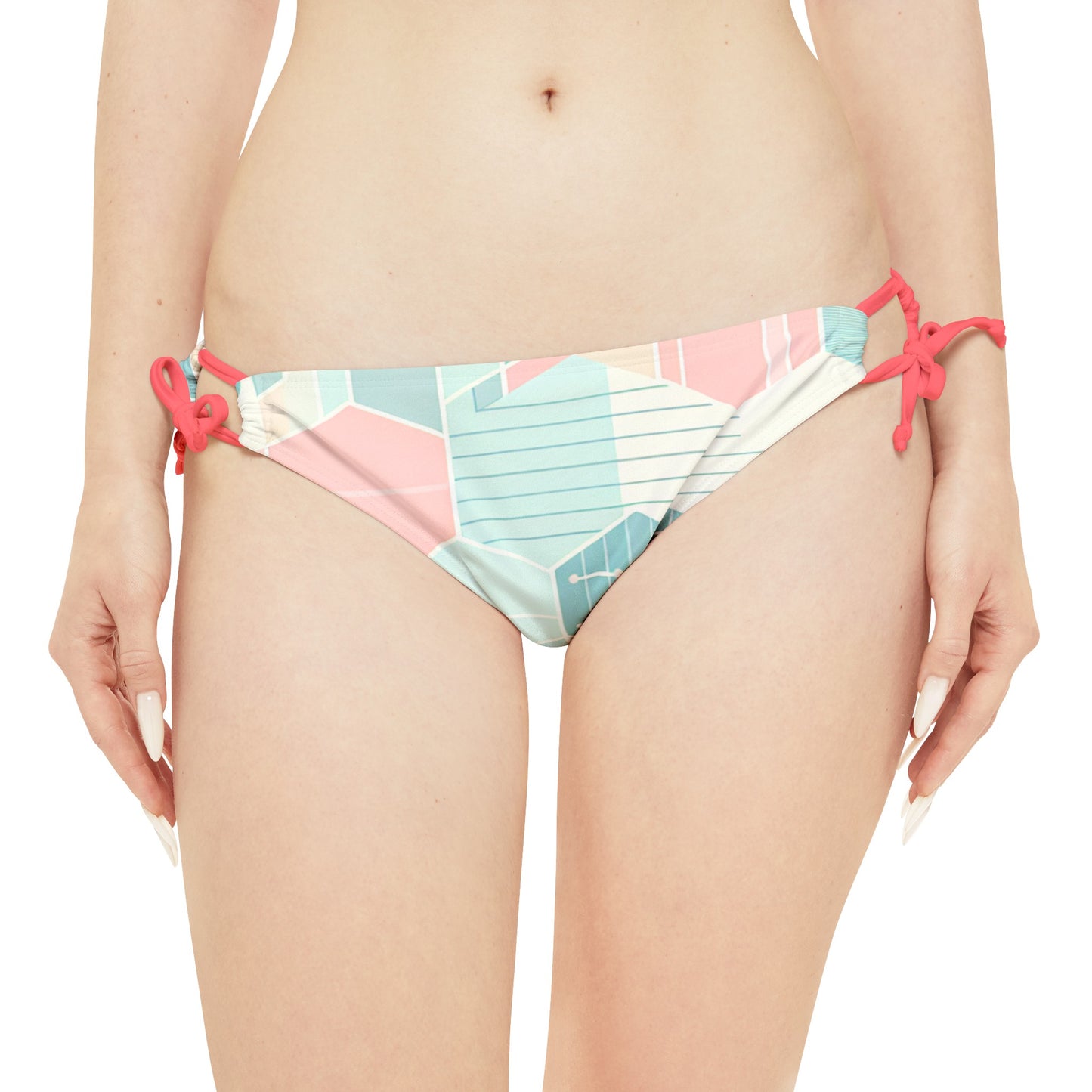 Sweat Symphony: Harmonizing symphony Loop Tie Side Bikini Bottom