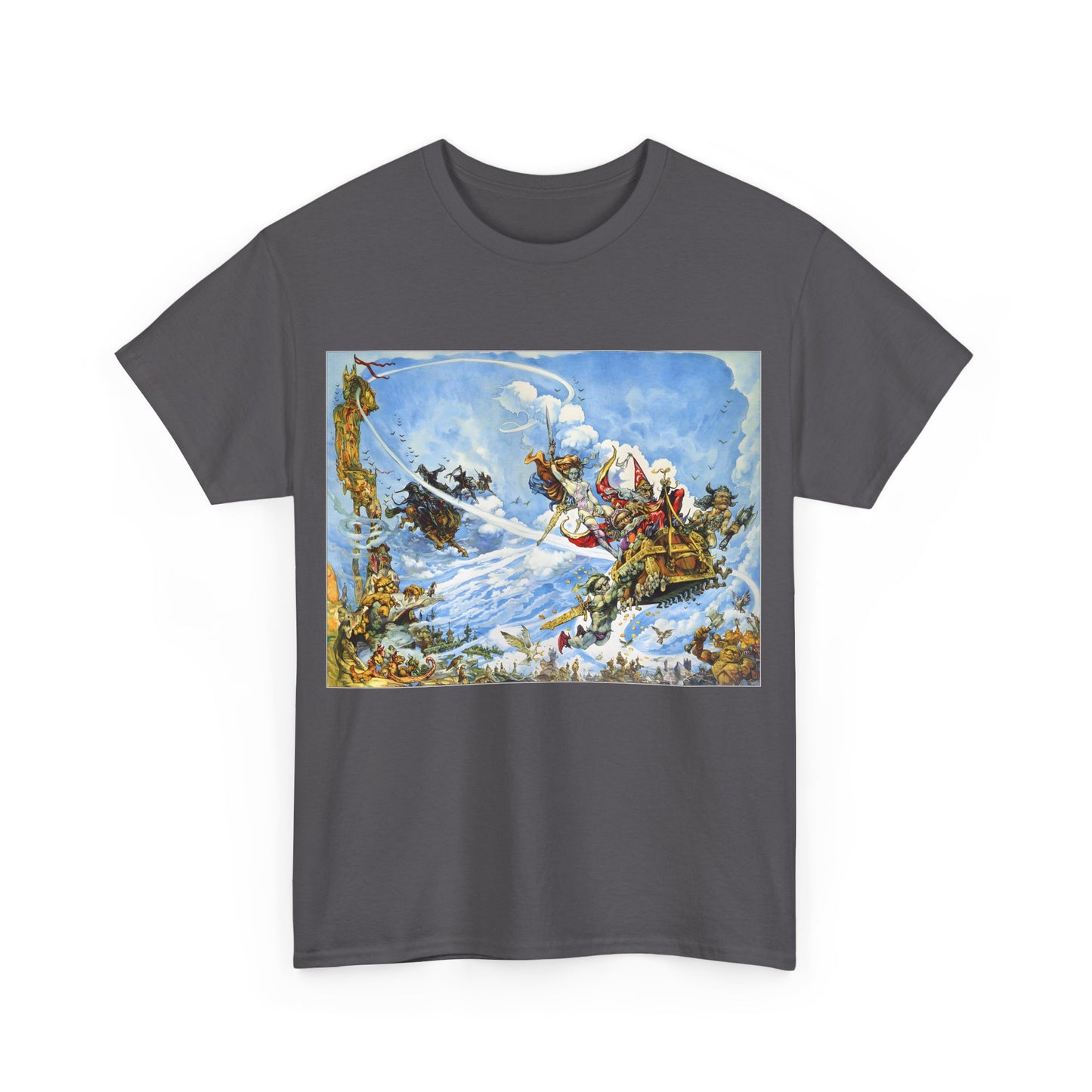 Discworld The Light Fantastic Graphic Unisex  T Shirt Tee