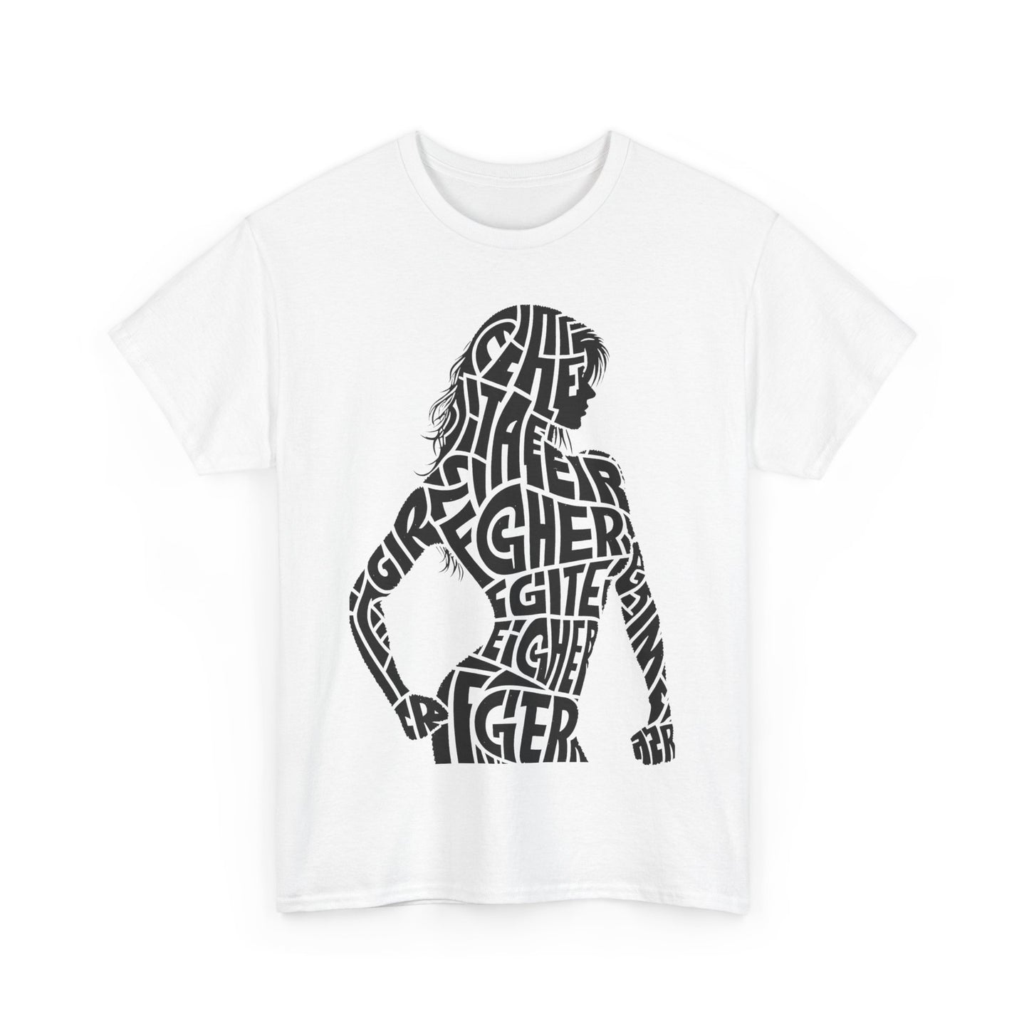 Fighter Girl  Graphic Unisex  T Shirt Tee