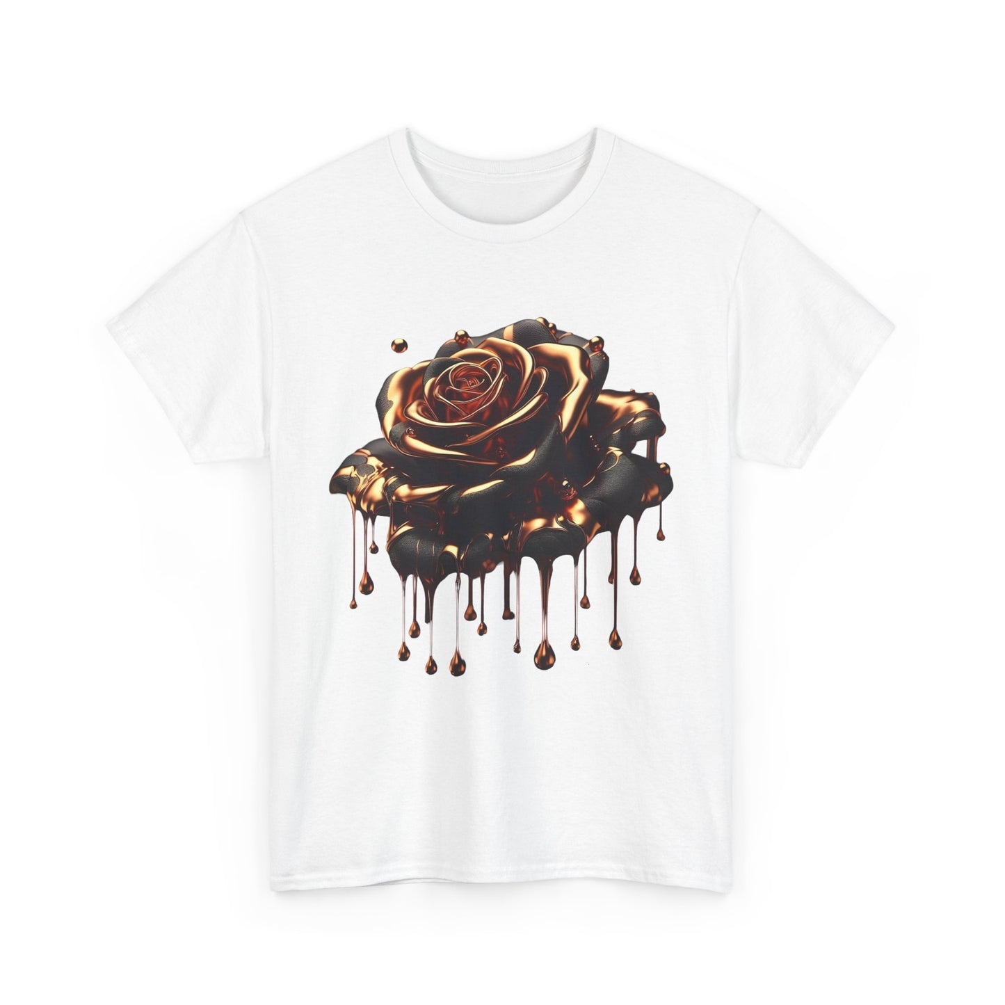 Close-Up Abstract Rose Unisex Cotton Tee Graphic T Shirt