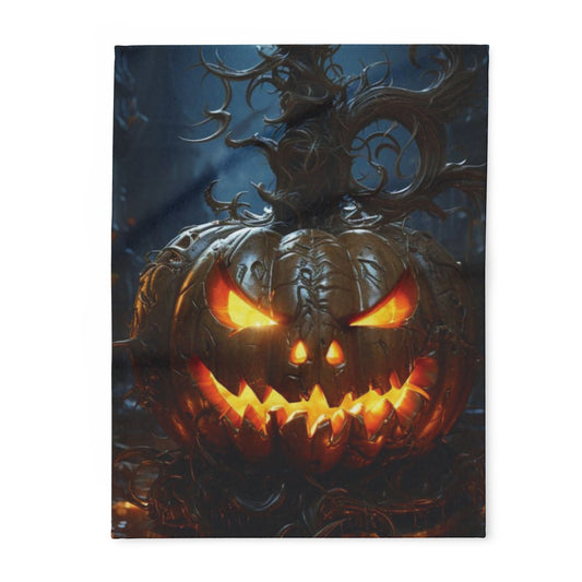 Decorative and Warm Halloween Spooky Arctic Fleece Blanket 3 Sizes