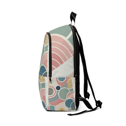 Luxurious and stylish Contemporary Pastel Chic Backpack from Dazzling Dreams Studio, perfect blend of fashion and function with multiple compartments.