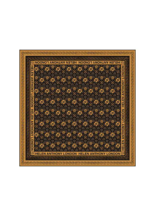 Exclusive Monogram Twill Silk Scarf