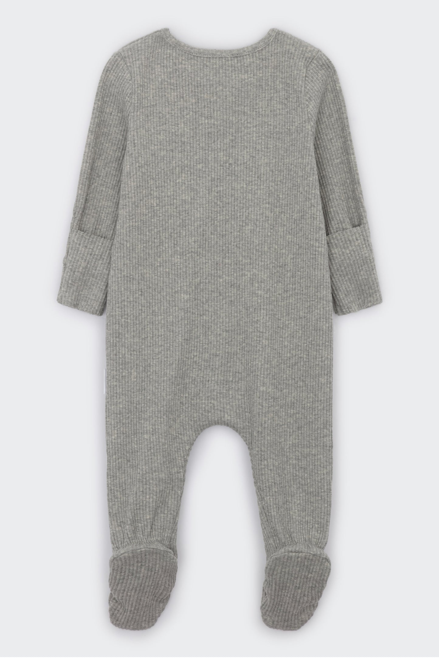 DreamBuy's Dove Grey Zip Sleepsuit, perfect for active toddlers, offering both style and comfort.
