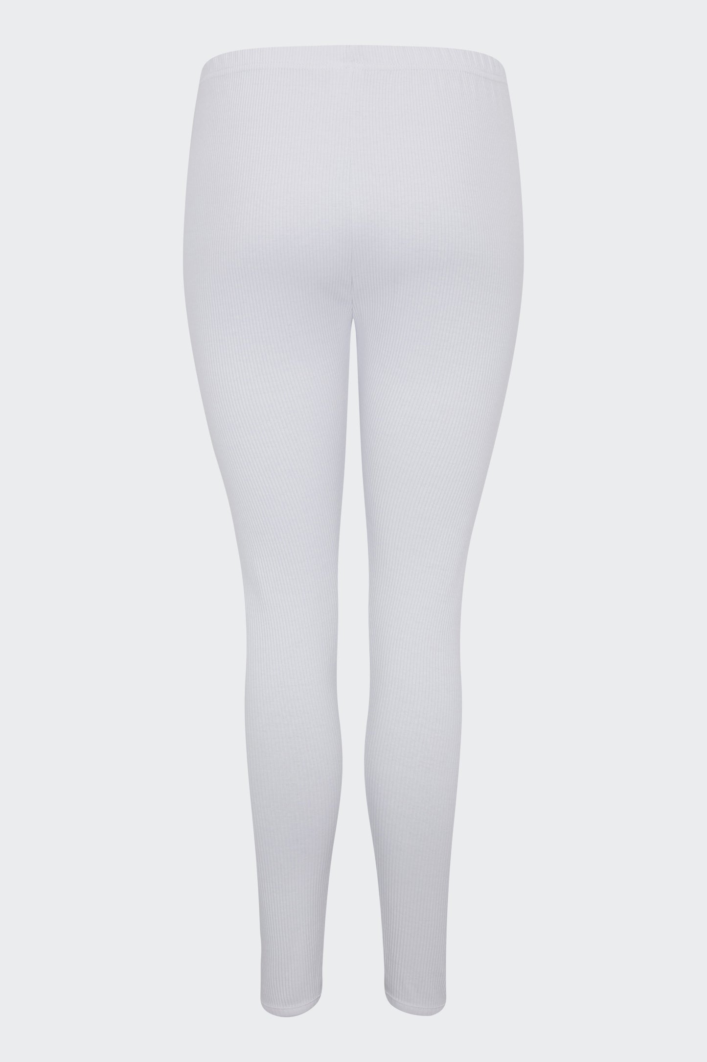 Close-up of the DreamBuy White Adult 2-Piece Lounge Set illustrating the soft ribbed material and gentle fit, perfect for lounging and stylish relaxation.