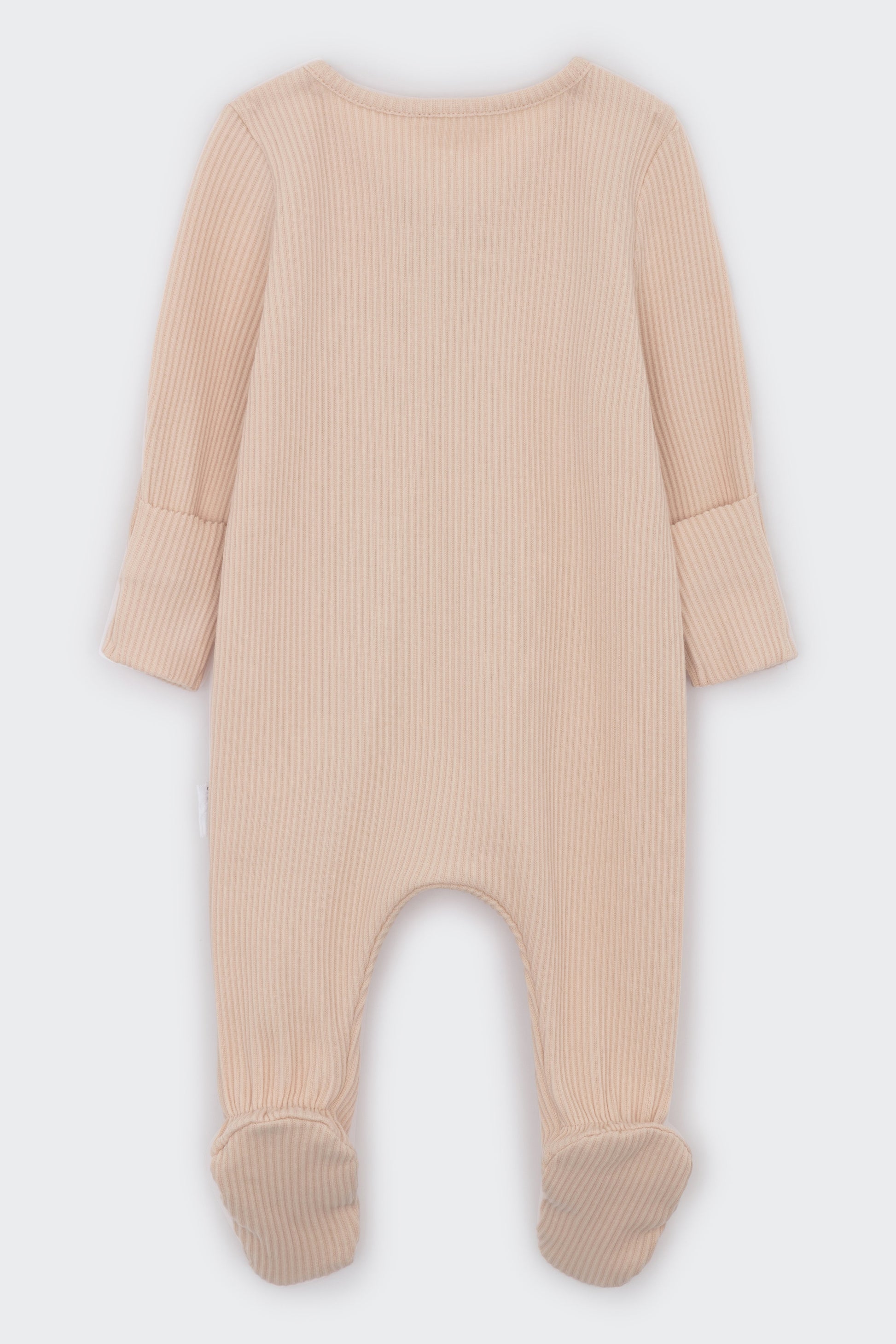 DreamBuy luxury baby sleep suit featuring gender-neutral design in warm colours, perfect gift for baby showers or celebrations.