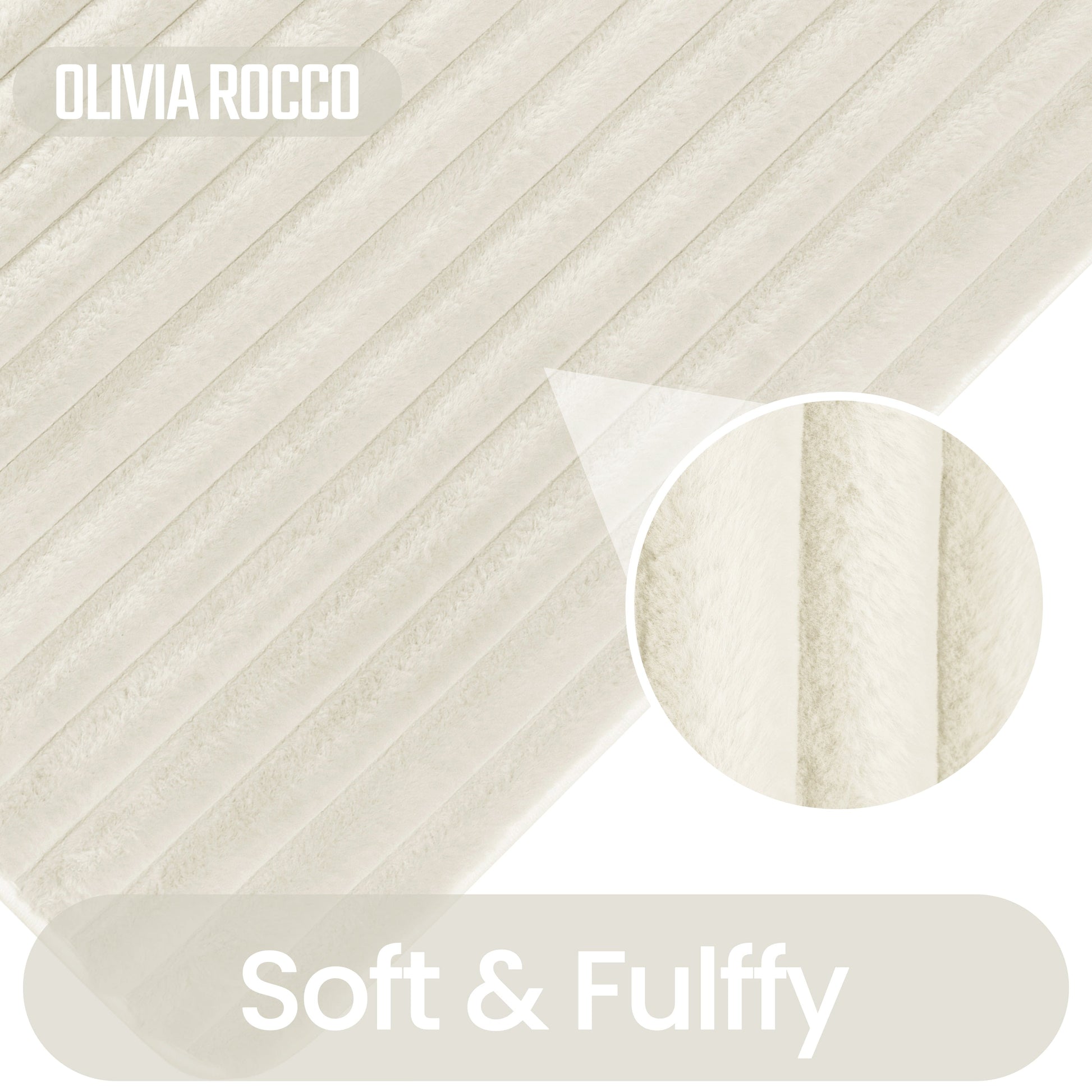Luxurious 2 piece ribbed bath mat set in cream, designed for style and functionality, elevating your bathroom experience.