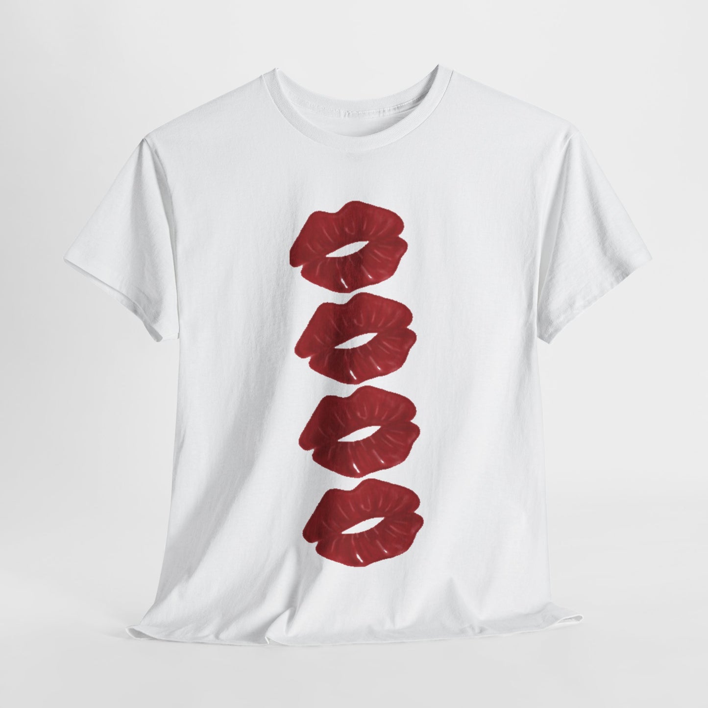 Valentine Kiss Men´s Womens Graphic Cotton Funny T Shirt Tee Unisex urban street