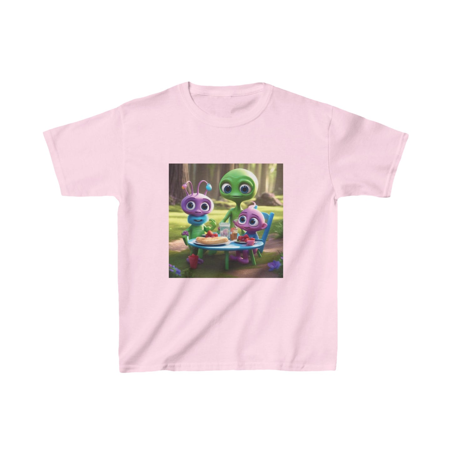 Kids Cute Aliens Heavy Cotton Tee 16 colors