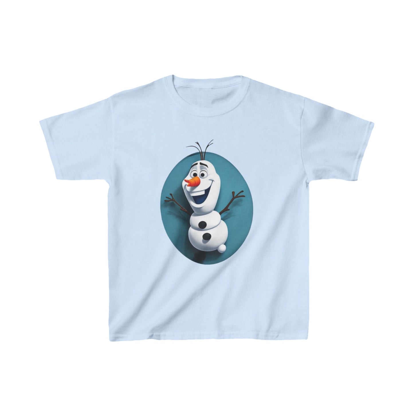 Kids Cute Frozen Olaf T shirt Heavy Cotton Tee 16 colors