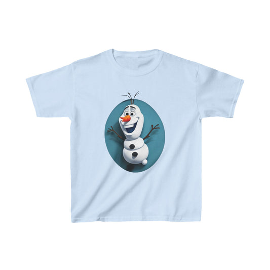 Kids Cute Frozen Olaf T shirt Heavy Cotton Tee 16 colors