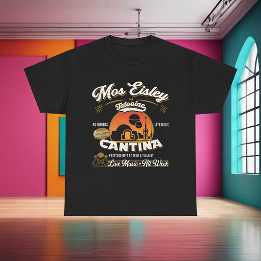 Star wars Mos Eisley Cantina Graphic T-Shirt Urban Unisex Cotton