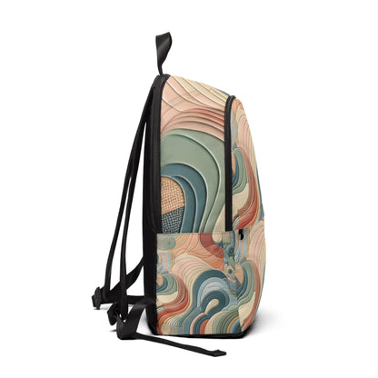 Durable and functional Pastel-Coloured Symphony Fitness Backpack by Dazzling Dreams Studio, perfect for stylish organisation.