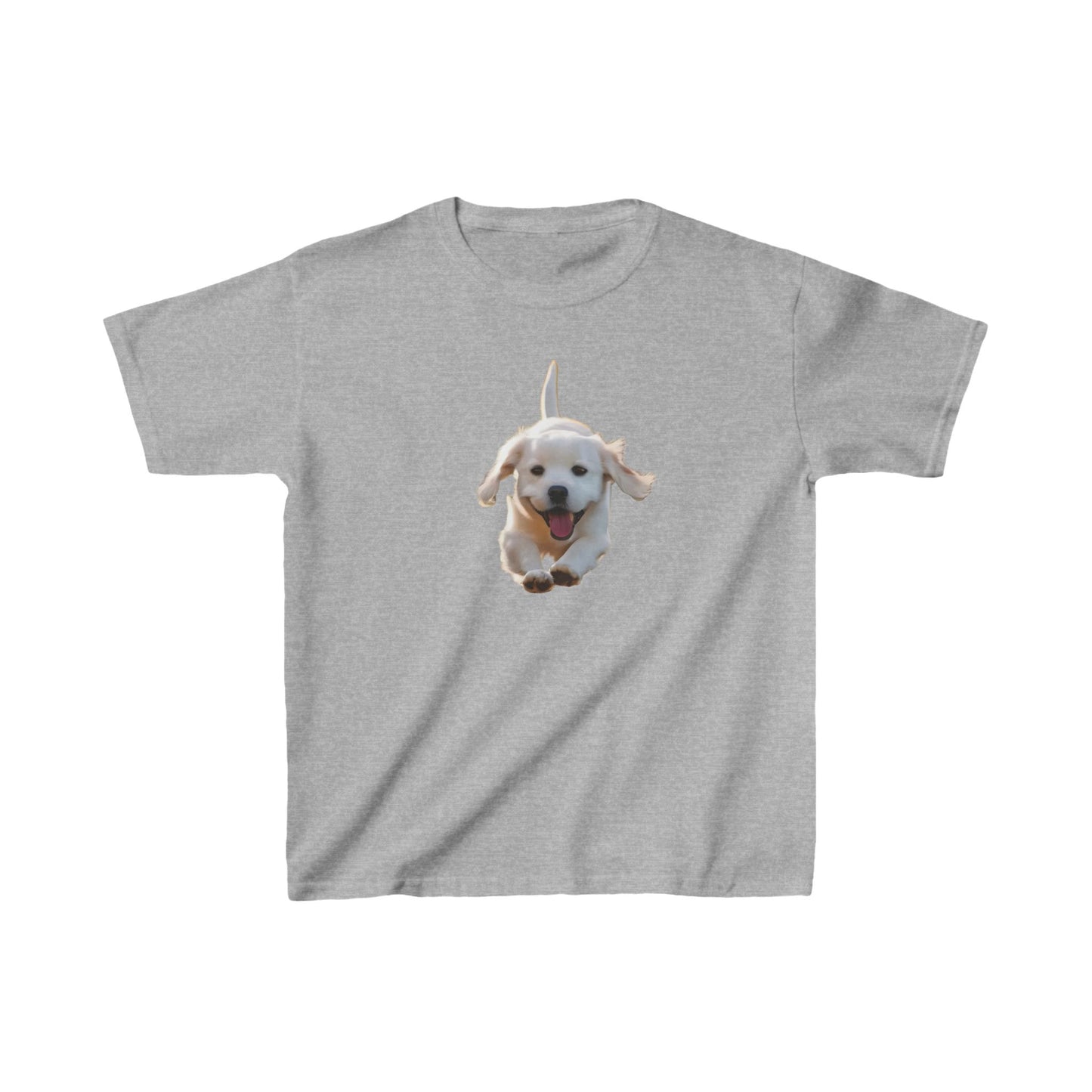 Leaping Puppy Kids Tee,  Movie Character, Childrens Cotton  multiple colors