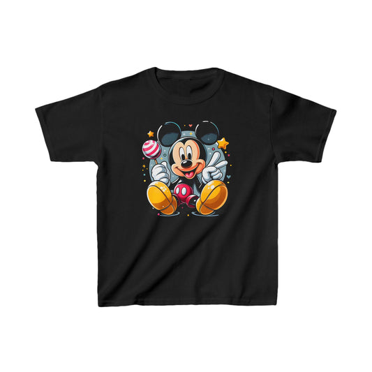 Childs Mickey Mouse  Unisex Graphic Tee Shirt Kids