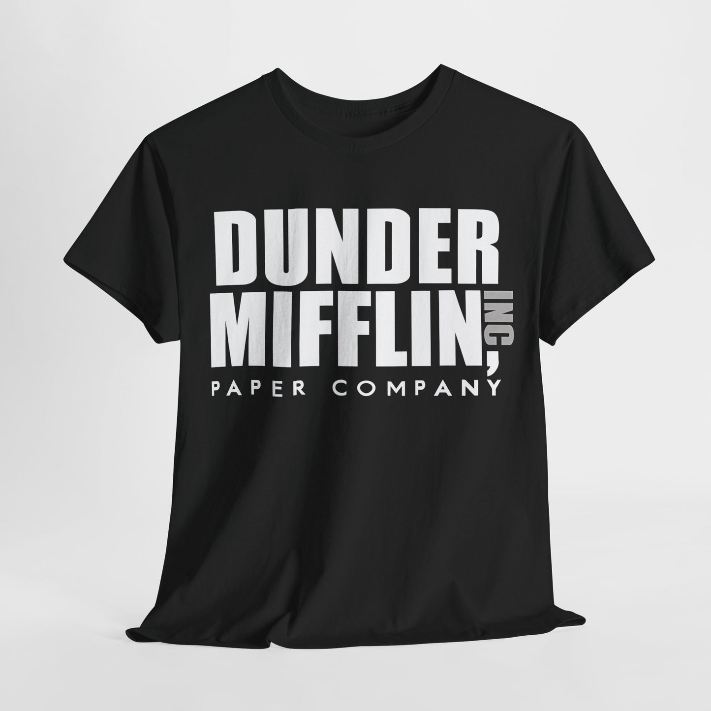 The Office Dunder Mifflin Logo Graphic T-Shirt Urban Unisex Cotton Tee