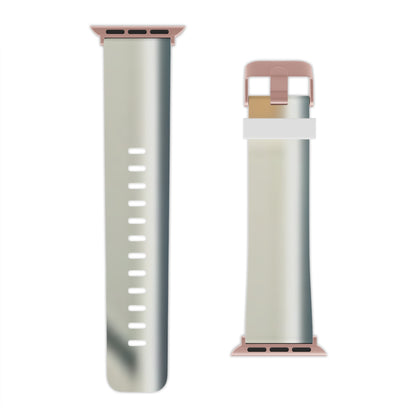 Elegant Pastel Geometric Apple Watch Band by Dazzling Dreams Studio displayed on a wrist, highlighting its chic aesthetic and versatile colour palette.