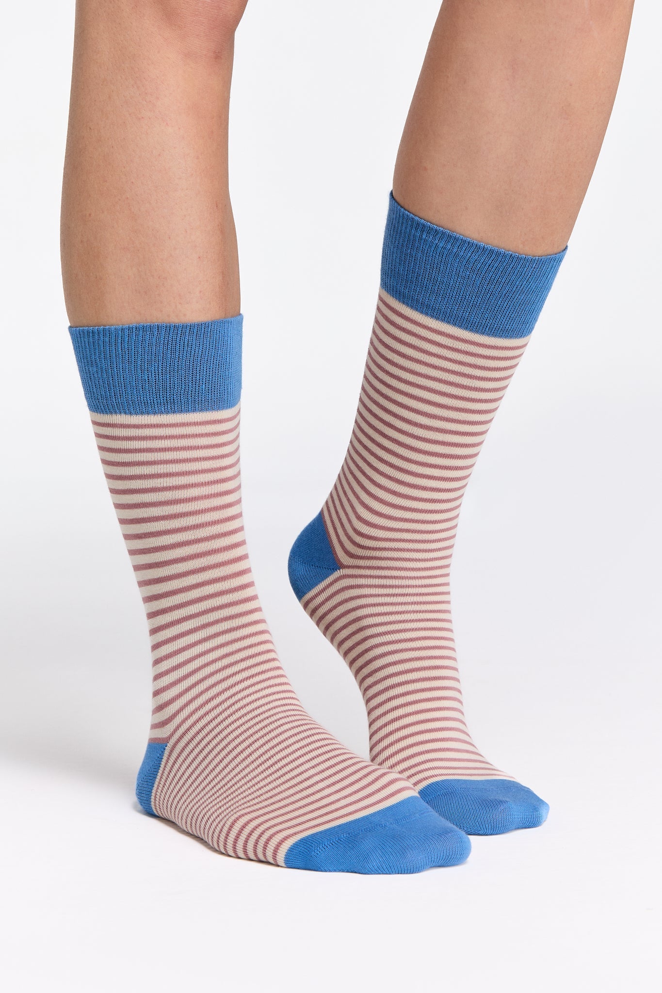 Luxury organic cotton socks folded neatly, illustrating the premium quality and one size fits most feature.