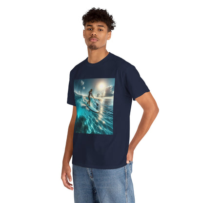 Dazzling Dreams Studio's Delightful Paddle Board T-Shirt, a versatile piece for casual outings, embodying the spirit of water sports and nature.
