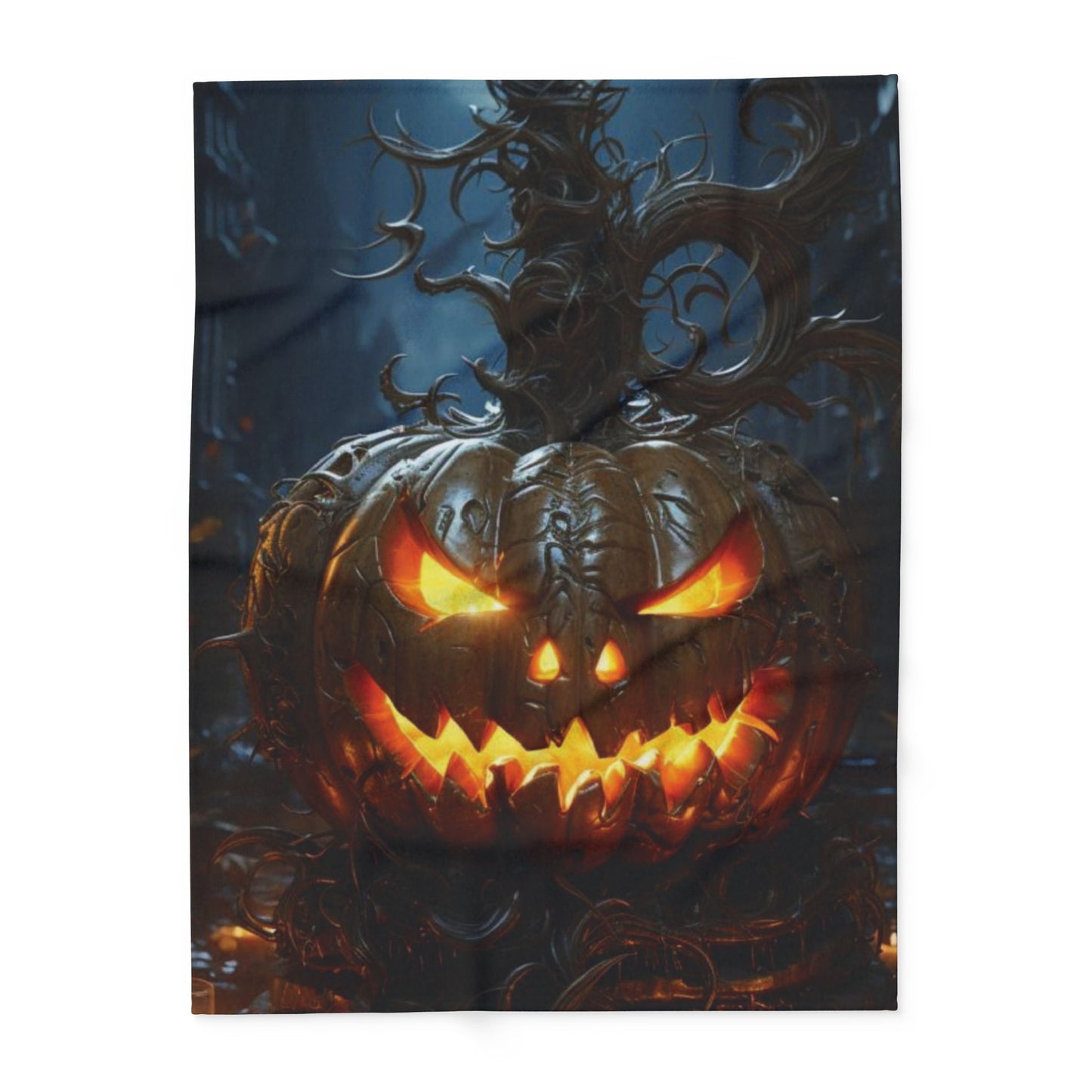 Decorative and Warm Halloween Spooky Arctic Fleece Blanket 3 Sizes