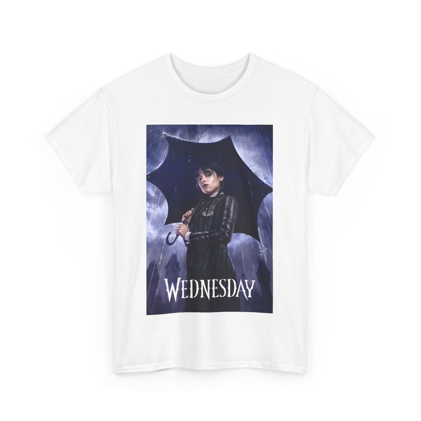 "Wednesday" Embrace the Dark Elegance Graphic  Unisex Graphic Tee Shirt