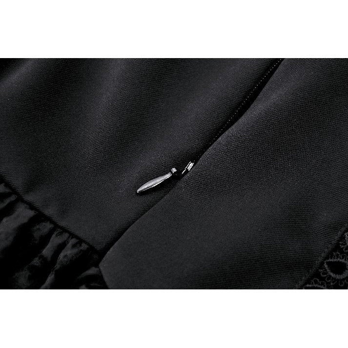 Luxurious Dark In Love Blanche Victorian Gothic Dress featuring dramatic butterfly sleeves, intricate lace detailing, and a flattering corseted waist, perfect for theatrical and romantic fashion styles.