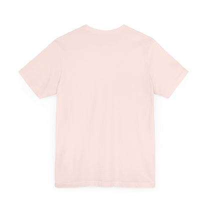 Back view of the Sabrina Carpenter Inspired Unisex Short Sleeve Tee, presenting a simple design ideal for any casual wardrobe.